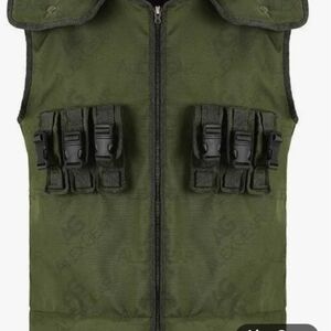 Kakashi Hataki Naruto Jonin Olive Green Vest
